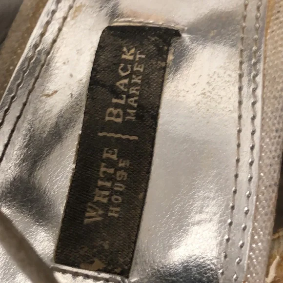 White House Black market grey wedges - Picture 4 of 6